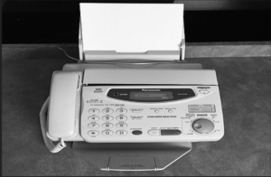 old fax machine